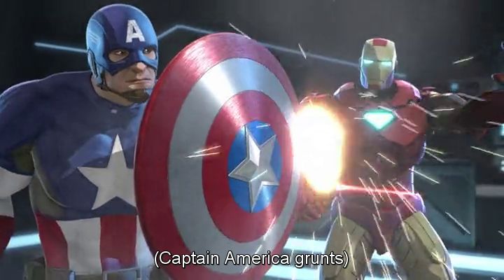 Iron Man and Captain America Heroes United (2014)