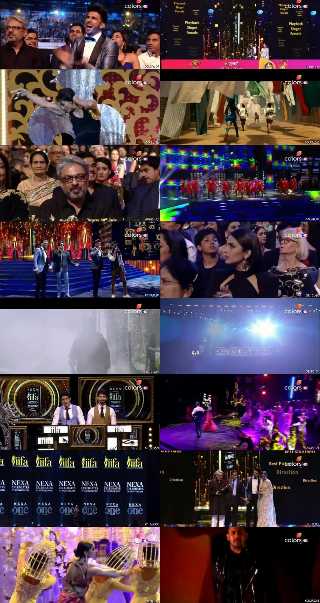 IIFA Awards 10th July 2016 Main Event 350MB HDTV 480p