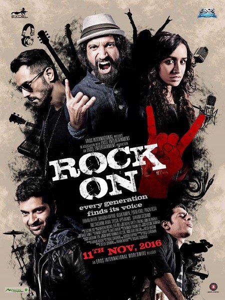 Rock On 2 2016 Hindi Movie 720p HDRIP 700MB